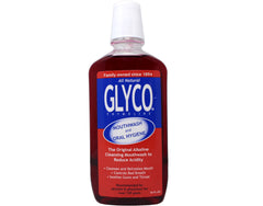 Glyco-Thymoline Mouthwash and Oral Hygiene, The Original Alkaline Cleansing Mouthwash to Reduce Acidity, 16 fl oz