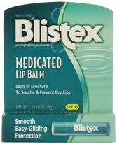 Blistex Medicated Lip Balm SPF 15 0.15 Ounce Each