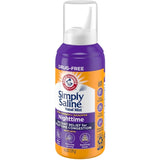 Simply Saline Plus Nighttime Nasal Mist+Eucalyptus Extra Strength 4.25  Ounce Each