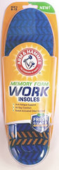 Arm & Hammer Memory Foam Work Insoles, Men's Sizes 8-13, 1 Pair Each