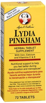 Lydia Pinkham with Black Cohosh Menopause Help 72 Capsules