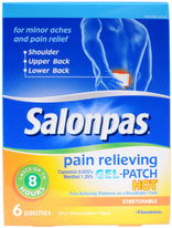 Salonpas Pain Relieving Gel Patch Hot 6 Count