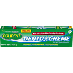 Polident Dentu-Creme Denture Toothpaste, 3.9 Ounce Each