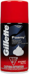 Gillette Foamy Shaving Cream Regular 11 Ounce Each
