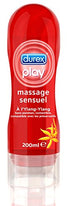 Durex Massage & Play 2-in-1 Massage Gel & Personal Lubricant Sensual 6.76 Ounce