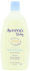 Aveeno Baby Wash and Shampoo 18 Ounce.