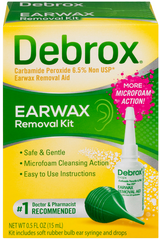 Debrox Drops Earwax Removal Aid Kit - 15 ml Drops with Bulb Syringe