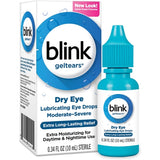 Blink Gel Tears Lubricating Eye Drops Moderate Severe Dry Eye 10 ML