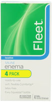 Fleet Saline Enema Four count 4.5 Ounce 4 bottles