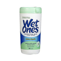 Wet Ones Fragrance Free Sensitive Skin Moist Wipes-40Ea