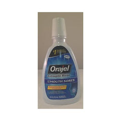 Orajel Antiseptic For All Mouth Sore Rinse Kills Bacteria 16 Ounce