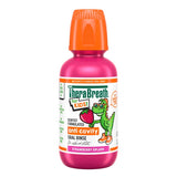 TheraBreath Kids Mouthwash with Fluoride, Organic Strawberry Splash, Anticavity, 10 fl oz & TheraBreath Kids Mouthwash with Fluoride, Organic Wacky Watermelon, Anticavity, 10 fl oz