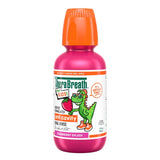 TheraBreath Kids Mouthwash with Fluoride, Organic Strawberry Splash, Anticavity, 10 fl oz