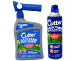 Cutter Backyard Bug Control Combo Pack, with Outdoor Fogger & Hose-End Spray Concentrate