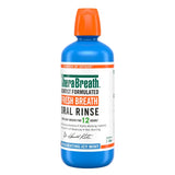 TheraBreath Fresh Breath Mouthwash, Icy Mint, Alcohol-Free, 1 Liter (33.8 fl oz)