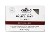 Cremo Exfoliating Body Bar, No. 08, Bourbon & Oak, 6 oz (170 g)