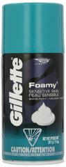 Gillette Foamy Sensitive Skin Shaving Cream 11 Ounce