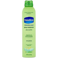 Vaseline Intensive Care Aloe Soothe Spray Moisturizer 6.5 Ounce Each