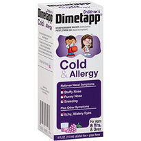Dimetapp Children's Cold & Allergy Cold Grape Flavor 4 Ounce