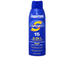 Coppertone Sport 4-In-1 Performance SPF 15 Sunscreen Spray, 5.5oz