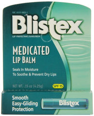 Blistex Medicated Lip Balm SPF 15 0.15 Ounce Each