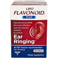 Lipo-Flavonoid Plus Caplet 100 count helps circulation in the ear