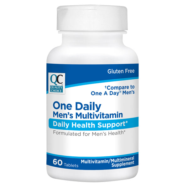 Quality Choice One Daily Men's Multivitamin Tablets, 60 Count - Pack o ...