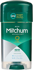 Mitchum Advanced Gel Anti-Perspirant Deodorant Unscented 2.25 Ounce
