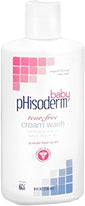 Phisoderm Baby Tear-Free Cream Wash Powder Fresh Scent 8 Ounce