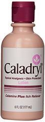 Caladryl Skin Protectant Calamine Lotion 6  Ounce Each