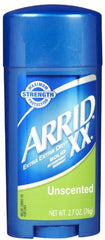 Arrid Extra Extra Dry- Unscented Solid Antiperspirant Deodorant 2.6 Ounce