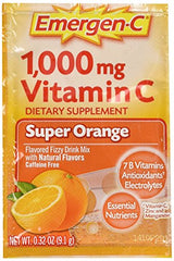 Emergen-C Pink 1000 Mg Vitamin C Supplement Super Orange 30 Packets