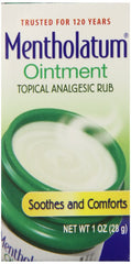 Mentholatum Oinment Topical Analgesic Aromatic Vapors 1 Ounce
