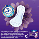 TENA Intimates Overnight Incontinence Pads for Women, 28 Count - Pack of 1