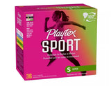 Playtex Sport Tampons Super Absorbency Unscented, 36 Count