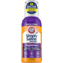 Simply Saline Plus Nighttime Nasal Mist+Eucalyptus Extra Strength 4.25  Ounce Each