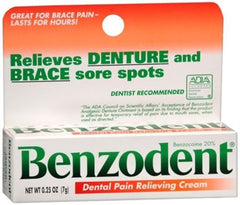 Benzodent Denture Ointment - 0.25  Ounce