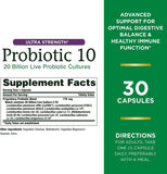 Nature's Bounty Ultra Strength Probiotic 10 Capsules, 30 Count