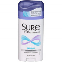Sure Invisible Solid Anti-Perspirant and Deodorant Regular Original 2.7 Ounce