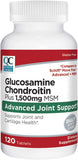 Quality Choice Glucosamine Chondroitin Joint Support Tablets 120 Ct. Pack of 1