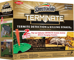 Spectracide Terminate Termite Detection and Killing Stakes   15 Count