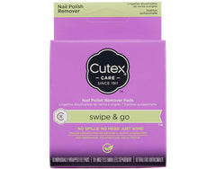 Cutex Swipe & Go Nail Polish Remover Pads, 10 Count - Pack of 1