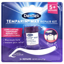 Dentek Temparin Max Lost Tooth Filling & Loose Cap Repair 1 Each