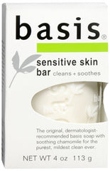 Basis Sensitive Skin Bar Soap 4 Ounce
