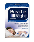 Breathe Right Nasal Strips Original Tan Small/Medium 30 Each