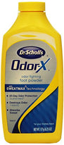 Dr. Scholl's Odor-X Odor Fighting Foot Powder 6.25 Ounce Each