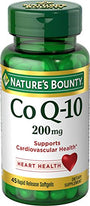 Nature's Bounty Co Q-10 200 mg 45 Softgels Each