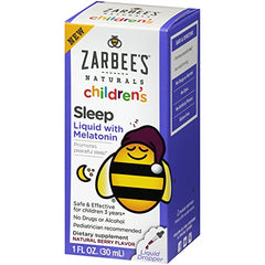 Zarbee's Naturals Sleep Liquid With Melatonin For Children 1 Ounce Each