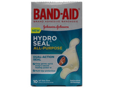Band-Aid Hydro Seal All Purpose Dual-Action Seal Hydrocolloid Gel Bandage 10 Ct