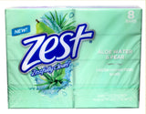 Zest Bath Bar 8PK Soothing Aloe
